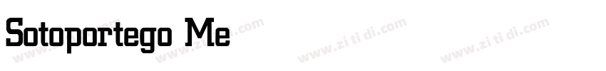 Sotoportego Medium字体转换